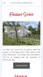 Mobile Screenshot of luckydogfarmstay.com